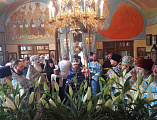 В хаме Владимирской иконы Божией Матери хутора Можаевка было совершено празднование престольного торжества