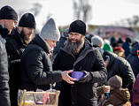 На Соборной площади города Шахты прошли народные гуляния, посвященные Масленице