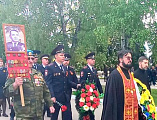 Протоиерей Игорь Жевердан принял участие в параде ко Дню Победы