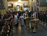 В Покровском кафедральном соборе г. Шахты отслужена панихида по убиенным в годину лютых гонений казакам