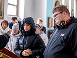 В рамках сотрудничества с «Финистом» в Покровском соборе прошла экскурсия для воспитанников