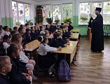 В казачьей школе хутора Арпачин прошел урок ОПК