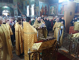 Престольный праздник отметили в храме Святого Апостола Андрея Первозванного в городе Миллерово