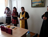 Совершен чин освящения школы №25 г. Шахты