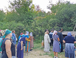 Крестный ход и водосвятный молебен в селе Первомайское