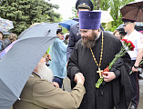 Иерей Александр Теличкин принял участие в торжественных мероприятиях, посвященных Дню Победы