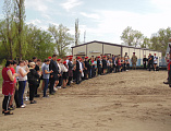 Участники казачьего конного перехода посетили Свято-Покровский храм слободы Никольской