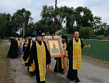 По реке Дон водный крестный ход дошел до станицы Багаевской и достиг конечной точки в ст. Манычской