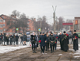 В 81-я годовщина освобождения города Шахты от немецких оккупантов. Возложение цветов к мемориальному комплексу «Жертвам фашизма» в пос. Красина