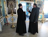 Епископ Симон совершил рабочий визит в Покровский храм города Новошахтинска