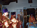 В день памяти святого мученика Иоанна воина в Вознесенском храме пос. Власовка г. Шахты состоялось соборное богослужение духовенства Александровск-Грушевского округа