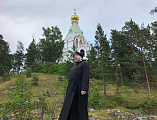 Преосвященнейший епископ Симон посетил Никольский скит острова Валаам