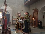 Беседа, посвященная теме «Поклонение кресту Господню», прошла в Донском храме г. Новошахтинска