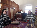 В храме Рождества Христова станицы Митякинской состоялось соборное богослужение духовенства Тарасовского благочиния