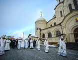 Великое освящение собора святого равноапостольного великого князя Владимира г. Ставрополя и Божественная литургия в новоосвященном храме