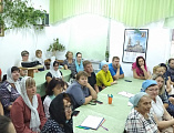 В храме великомученика Пантелеимона г. Гуково состоялось родительское собрание учеников воскресной школы и воспитанников учебного театра «Воскресение»