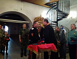 В храме Доской иконы Божией Матери г. Новошахтинска состоялось приведение к присяге казаков