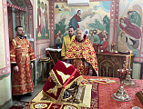 Пасхальное торжество в храме Донской иконы Божией Матери города Новошахтинска в среду Светлой седмицы