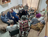 В доме престарелых поселка Садовый прошла беседа, посвященная Богородице