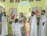 В престольный день Преосвященнейший епископ Симон совершил Божественную литургию в храме праведного Иосифа Обручника города Шахты