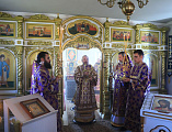 Преосвященнейший епископ Симон с архипастырским визитом посетил приход святой благоверной княгини Анны Кашинской г. Каменск-Шахтинский