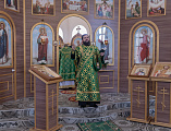 В престольный праздник Преосвященнейший епископ Симон совершил Божественную литургию в храме святого благоверного князя Александра Невского города Шахты