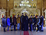 В храме Всех святых, в земле Русской просиявших, г. Каменск-Шахтинский в рамках мероприятий «Сретенские встречи» протоиерей Виталий Крейдич провел беседу с учащимися 10 классов коррекционной школы № 15