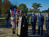 Духовник шахтинских кадет иерей Евгений Поцелуев напутствовал посвященных казаков в день присяги