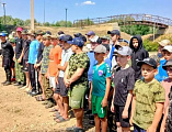 В станице Боковской прошли военно-полевые сборы допризывной казачьей молодежи Верхне-Донского округа