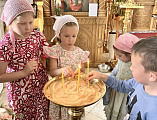 Открытый урок с учениками воскресной школы