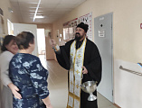 Иерей Иоанан Агаев посетил социально-реабилитационное отделение в селе Первомайское
