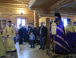 С архипастырским визитом Преосвященнейший епископ Симон посетил приход святого апостола Андрея Первозванного в мкр. Лиховской г. Каменск-Шахтинский