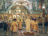 В день своего рождения правящий архиерей Шахтинской епархии Преосвященнейший епископ Симон совершил Божественную литургию в Покровском кафедральном соборе города Шахты
