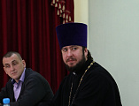 По благословению епископа Шахтинского и Миллеровского Симона, в рамках XXII Димитриевских образовательных чтений в Шахтинской епархии проведена секция «Соработничество Церкви с Вооруженными Силами и Правоохранительными органами»