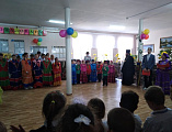 Иерей Андрей Павленков поздравил учащихся школы хут. Первомайский с посвящением в казачата