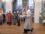 С архипастырским визитом Преосвященнейший епископ Симон посетил приход храма Архистратига Михаила в поселке Каменоломни