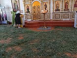 Шахтинский приход Вознесения Господня совершил традиционное паломничество в епархиальный Покровский Верхнемакеевский монастырь