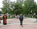 Траурный митинг, посвящённый Дню памяти погибшим в радиационных авариях и катастрофах прошел в городе Миллерово