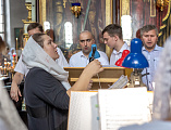 В праздник Преображения Господа Бога и Спаса нашего Иисуса Христа Преосвященнейший епископ Симон совершил Божественную литургию и диаконскую хиротонию