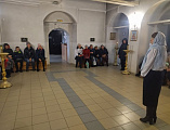 Встреча благополучателей проекта «Спасательный круг» с руководителем проекта состоялась в Донском храме г. Новошахтинска