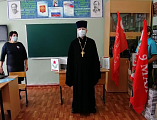 Протоиерей Роман Мясников принял участие в мероприятиях, посвященных 79-й годовщине освобождения Багаевского района