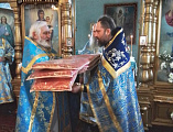 В храме Вознесения Господня соборным богослужением отметили праздник в честь Иверской иконы Божией Матери