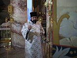 Преосвященнейший епископ Симон совершил Божественную литургию в навечерие Рождества Христова