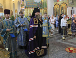 В главном храме Шахтинской епархии архиереи двух братских государств молитвенно почтили память участников Поместного Собора 1917-1918 гг.