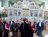 В храме Архистратига Михаила п. Каменоломни прошла благотворительная раздача продуктовых наборов, которые поступили на приходской гуманитарный склад