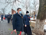 Иерей Димитрий Дяур принял участие в памятном мероприятии, посвященном 79-й годовщине освобождения города от немецко-фашистских захватчиков