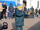 1 января на Соборной площади традиционно прошел День богатыря