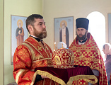 Преосвященнейший епископ Симон с архипастырским визитом посетил приход Иосифа Обручника города Шахты