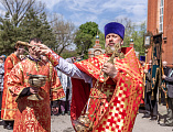 Впервые в Шахтинской епархии совершена Божественная литургия архиерейским чином с сурдопереводом в храме Покрова Пресвятой Богородицы г. Каменск-Шахтинский