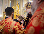 В день тезоименитства митрополита Меркурия архиереи Донской митрополии совершили богослужение в Ростовском кафедральном соборе